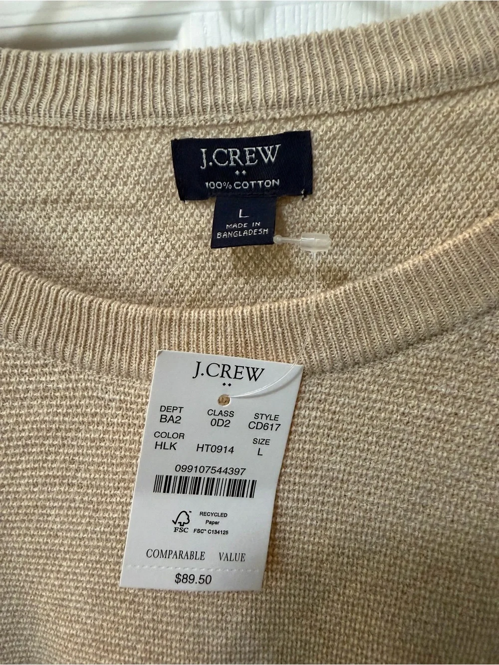 J. Crew nwt 100